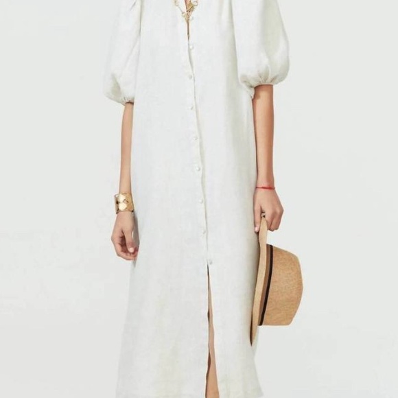 lahntropy Dresses & Skirts - LAHNTROPY white bubble dress